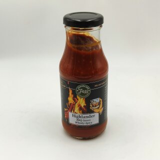 Highlander - Whisky & Spicy BBQ Sauce 250ml