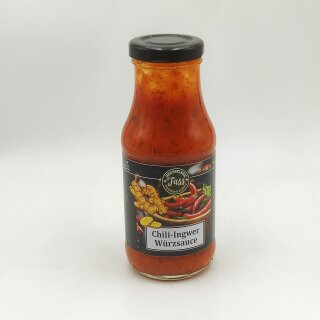 Chili Ingwer Würzsauce mit Sesamöl 250ml