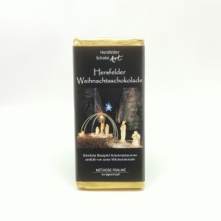 Hersfelder Weihnachtsschokolade Bratapfel Krippe 100g